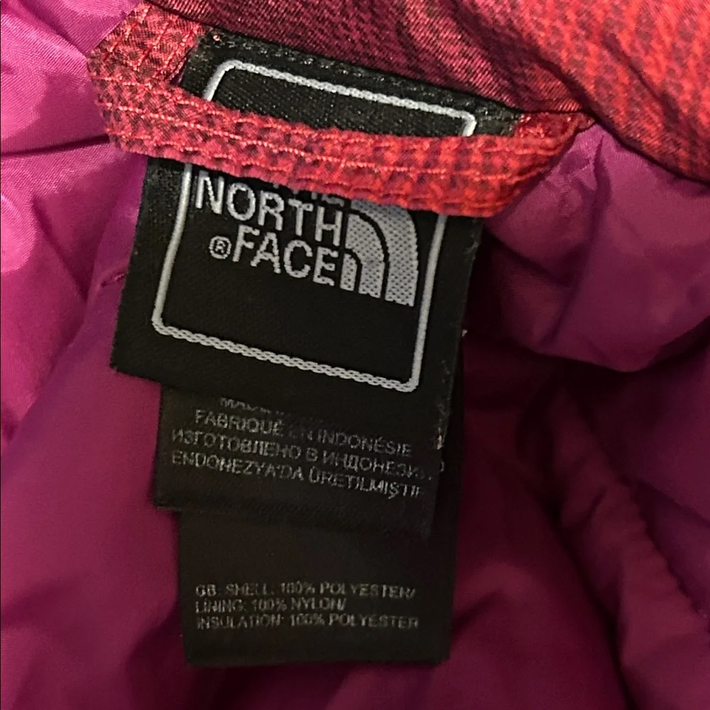 The North Face Charcoal Jacket with Magenta Lining XS 6 ☀️